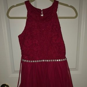 Girl Christmas Red Dress